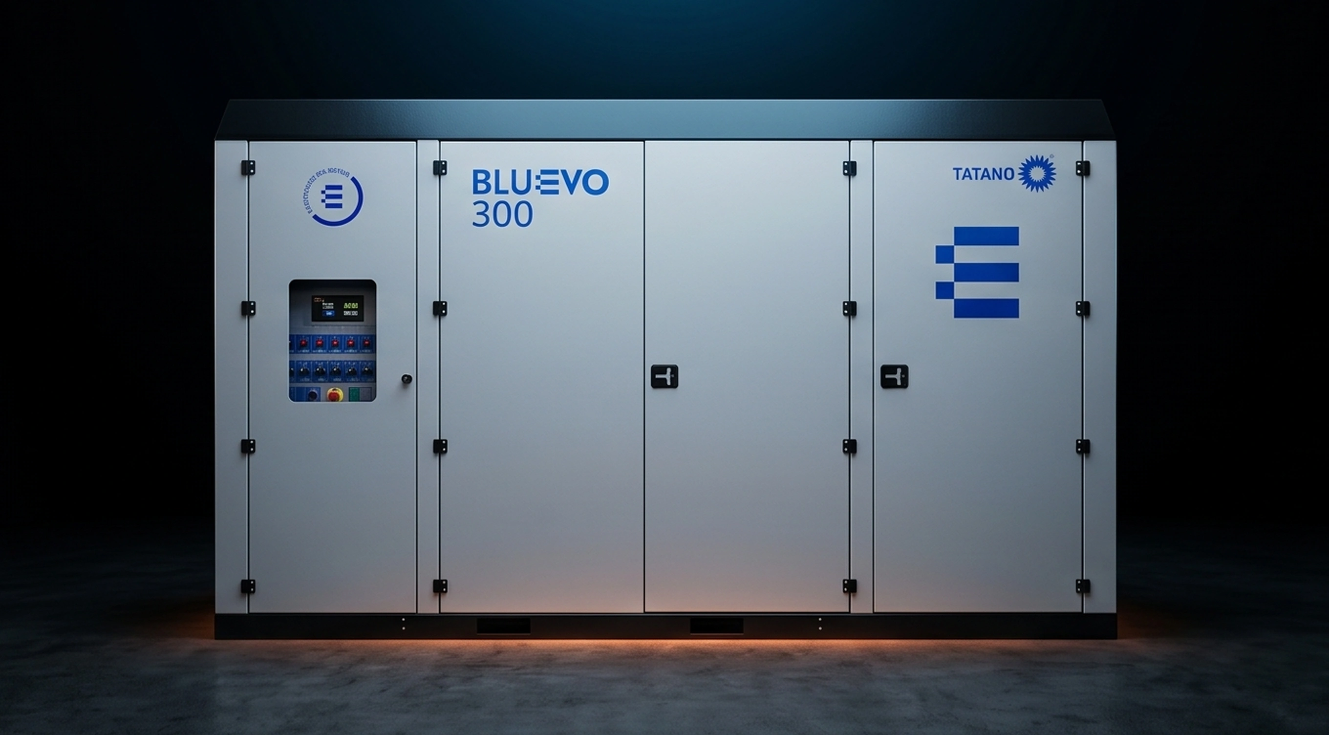 Blu Evo mittlere Leistung (Hackschnitzel) — Frontansicht