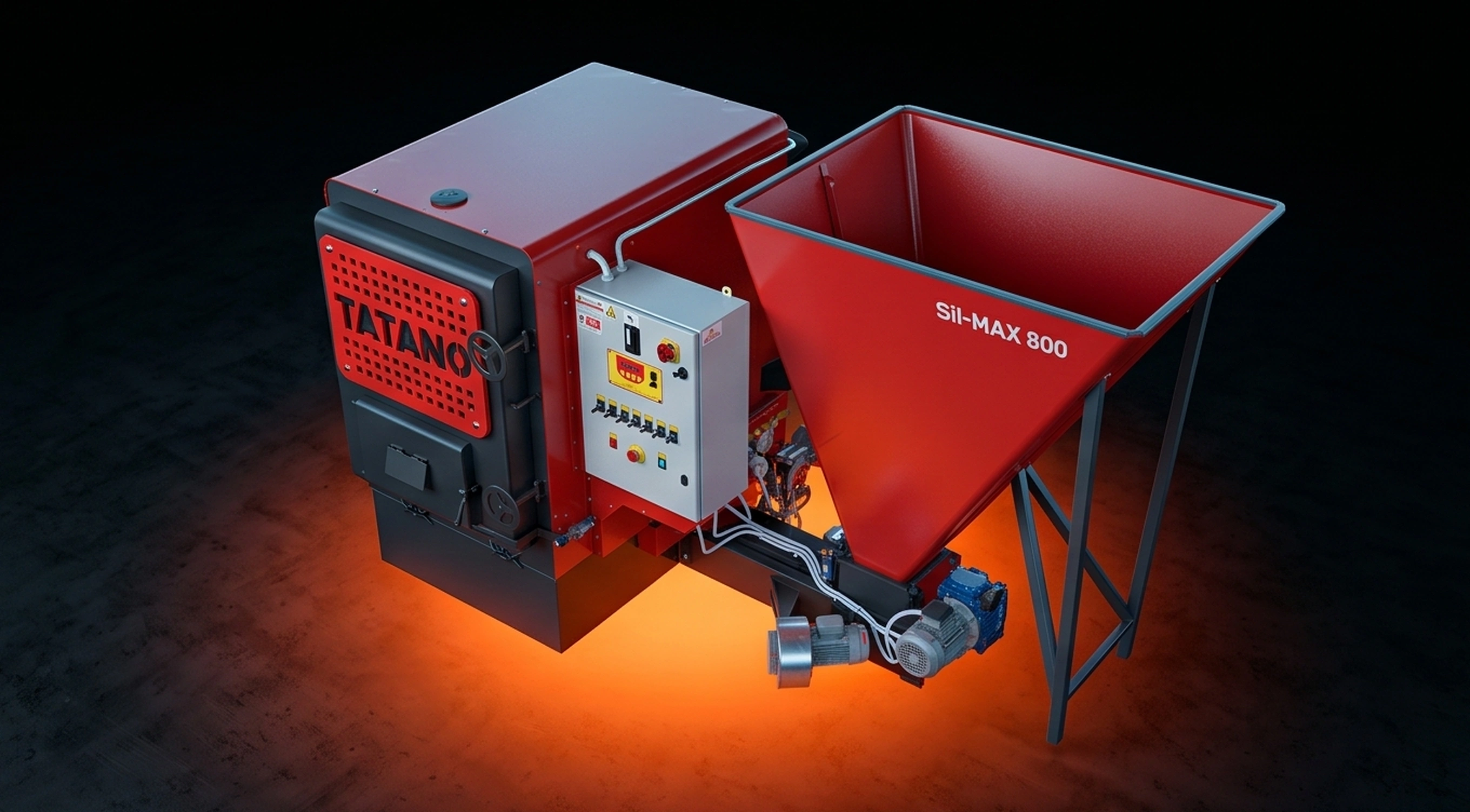 Kalorina Serie 22 E mit Festrost — Perspektivansicht