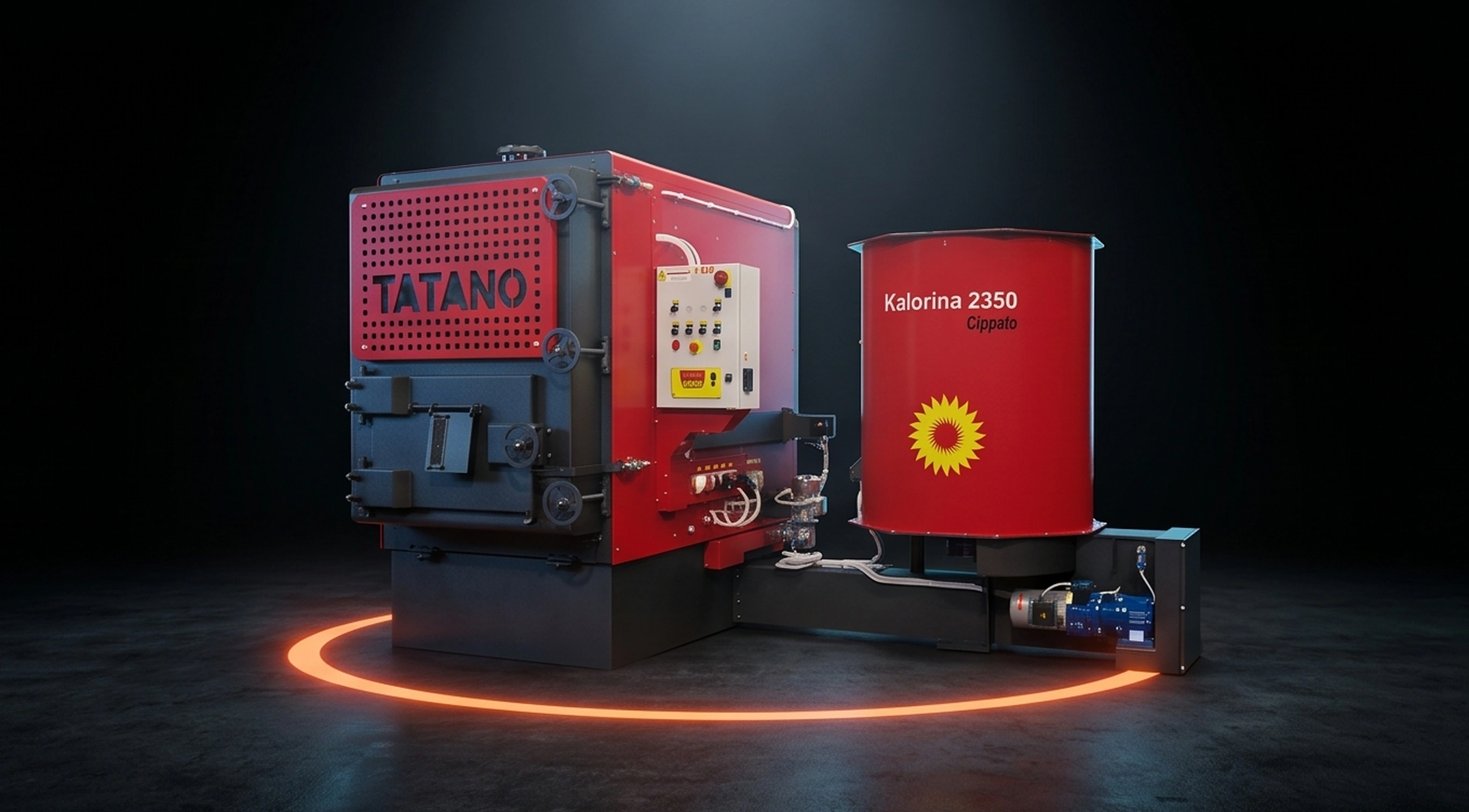 Kalorina Serie 23 mit Festrost — Perspektivansicht