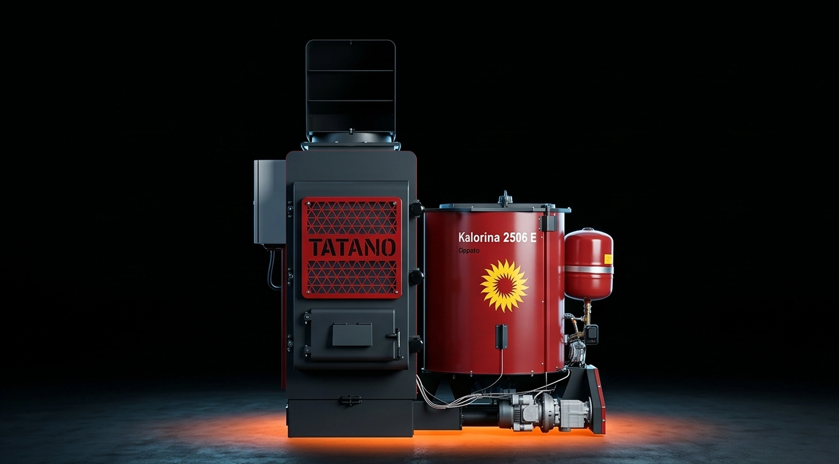 Kalorina Serie 25 E (Wood chips) — Front view