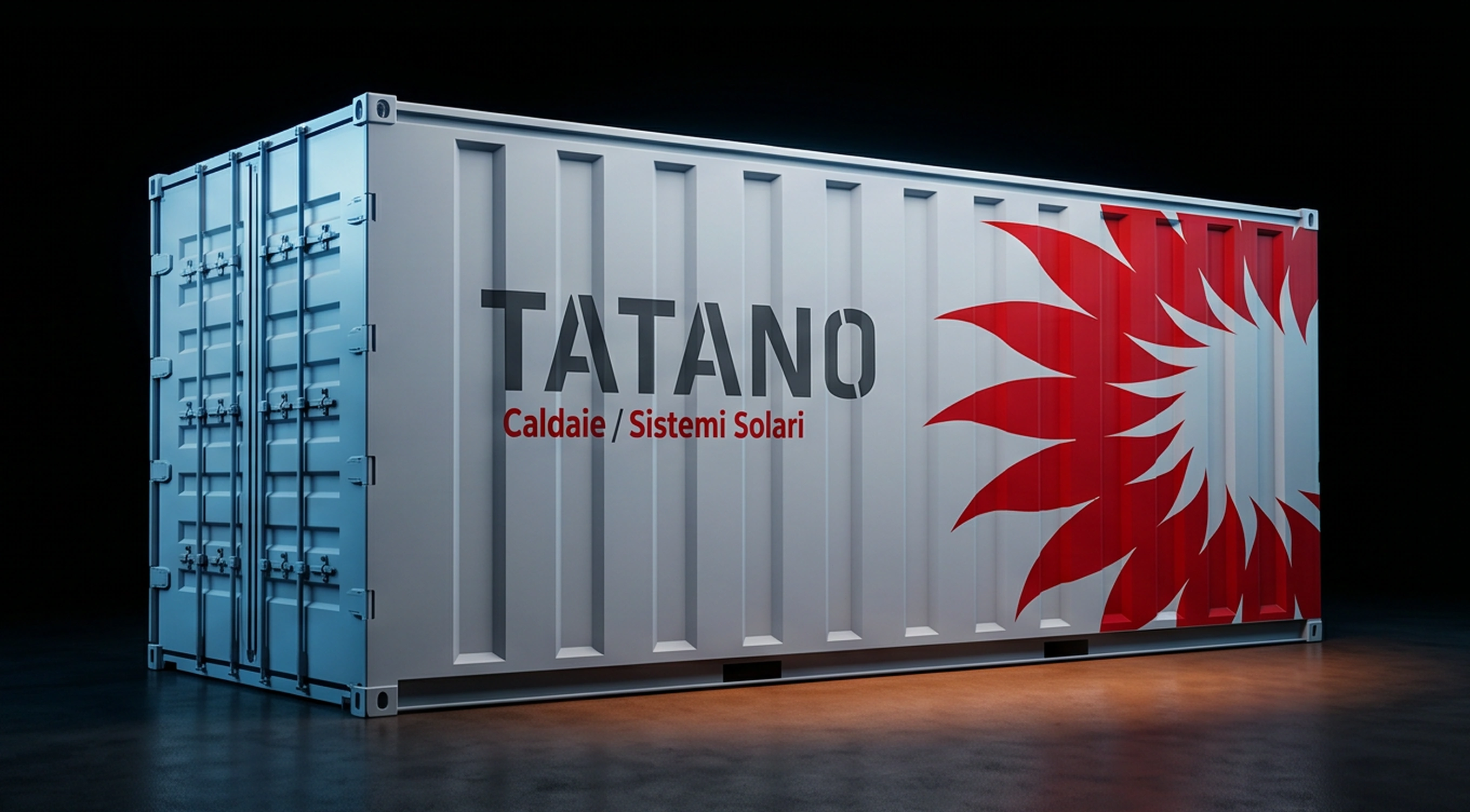 Smart Mobile Energy — Bio-Container — Perspektivansicht