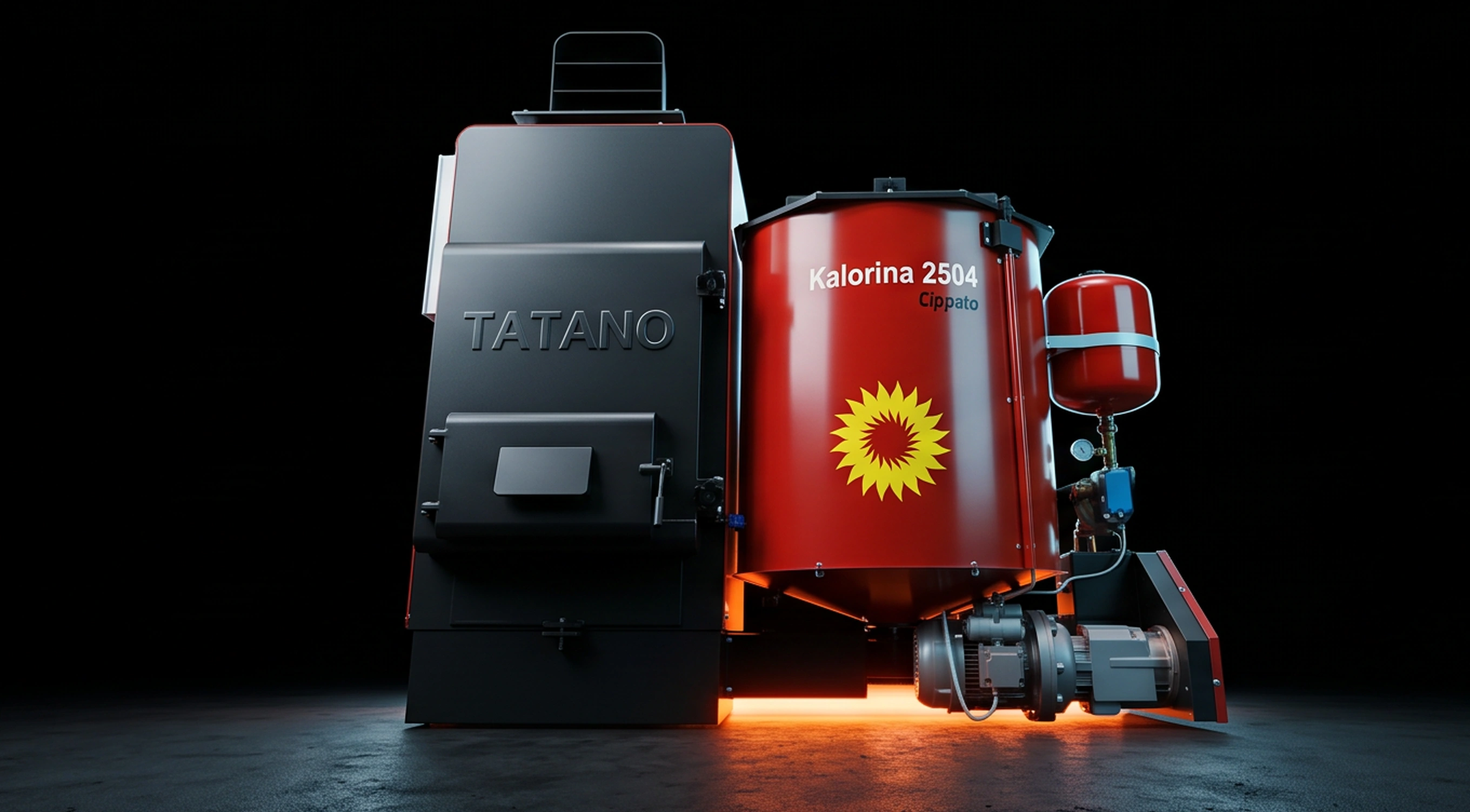 Kalorina Serie 25 E — Detail des TATANO-Logos