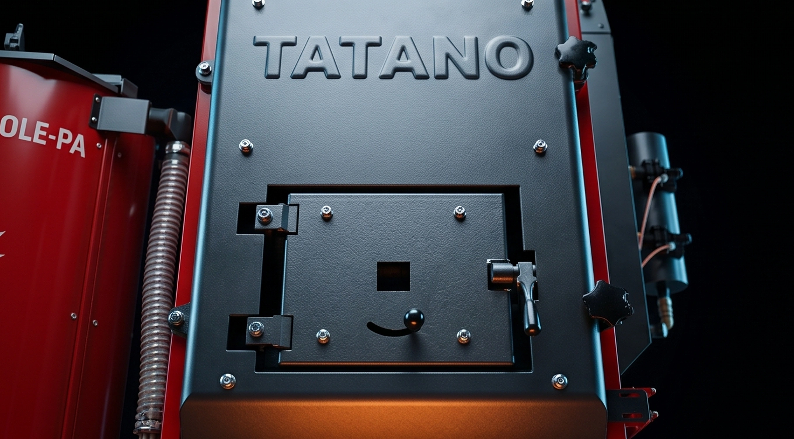 Kalorina LE-PA Hackschnitzel — Detail des TATANO-Logos
